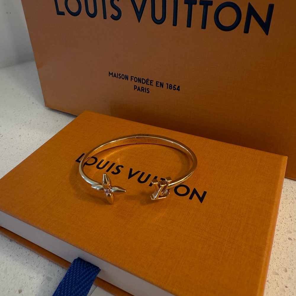 Louis Vuitton Gold and Silver Bangle